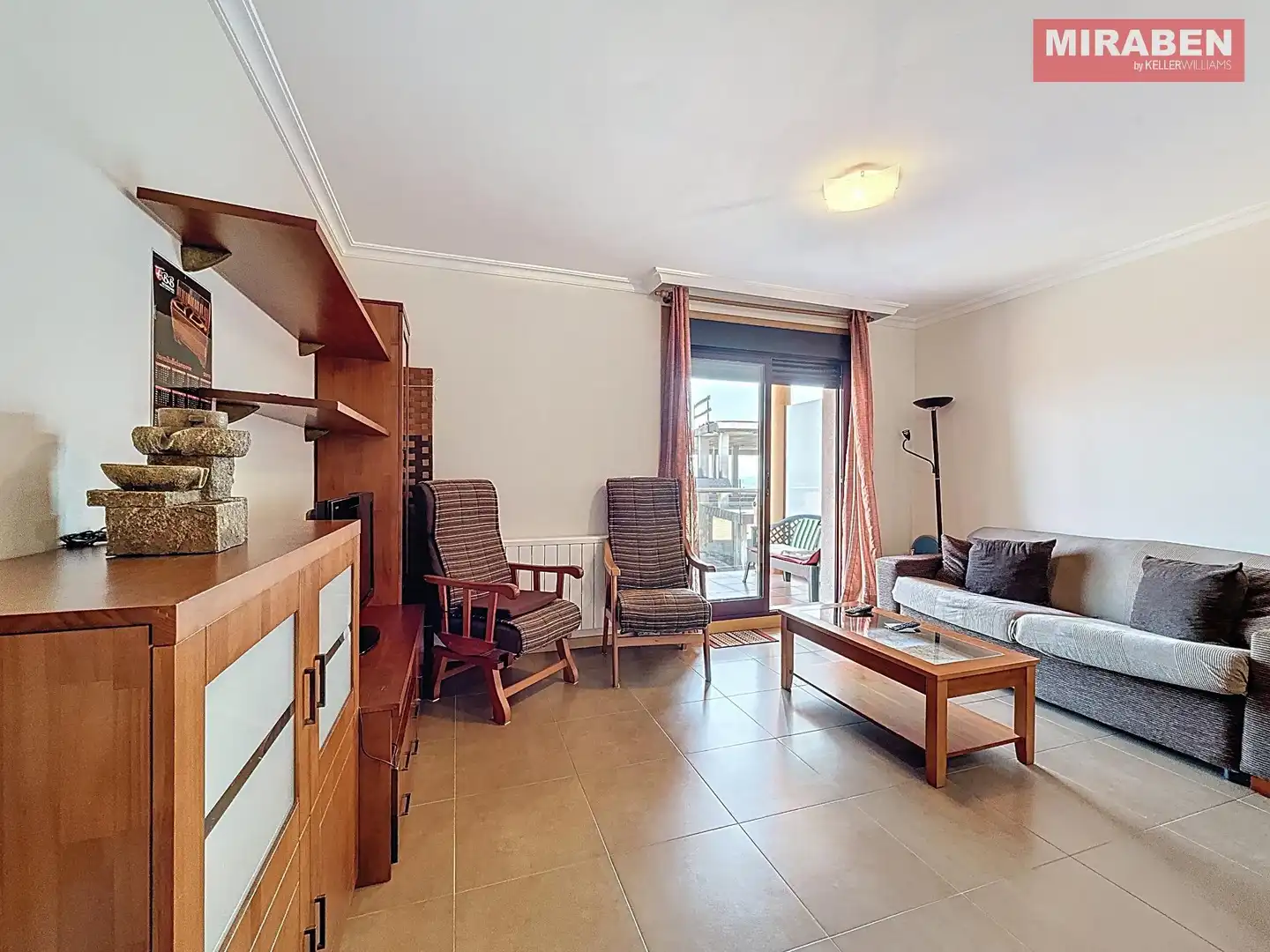 Living room of Flat for sale in Boiro  with Heating, Terrace and Storage room