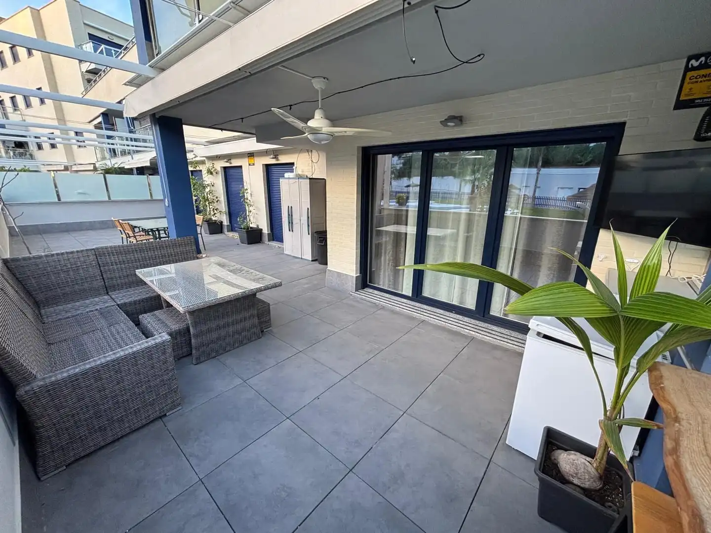 Terrace of Flat for rent in Almuñécar  with Air Conditioner, Heating and Terrace