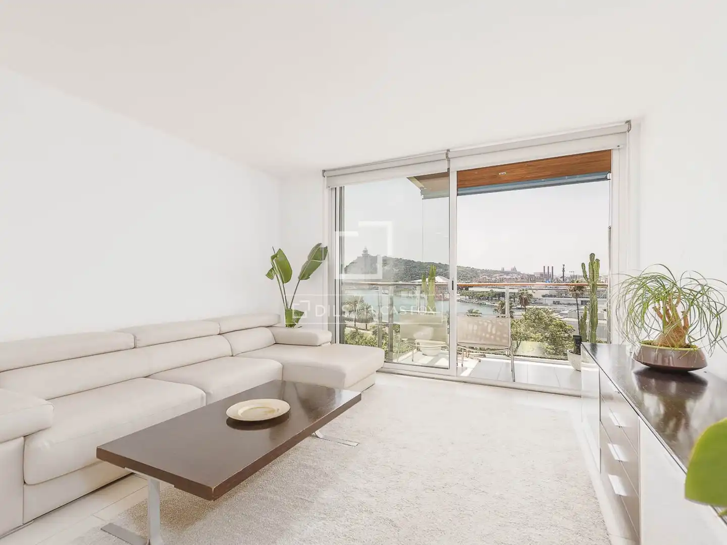 Sala d'estar de Àtic en venda en Barcelona amb Aire condicionat, Calefacció i Parquet