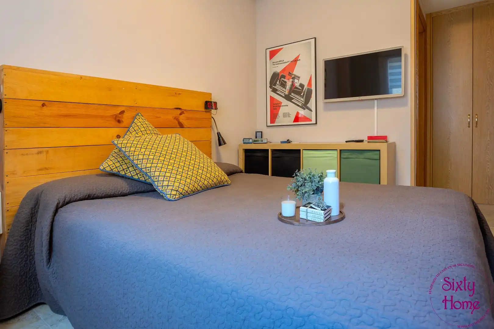 Bedroom of Flat for sale in Zaragoza  with Heating
