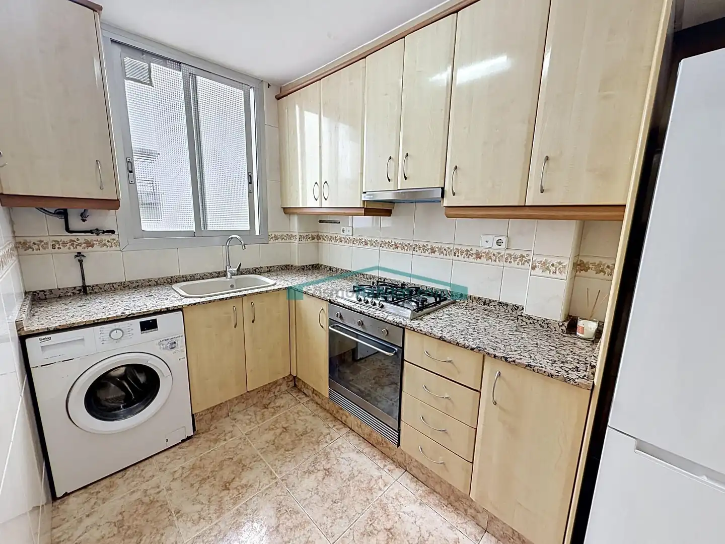 Küche von Wohnung zum Verkauf in Valencia mit Klimaanlage und Abstellraum