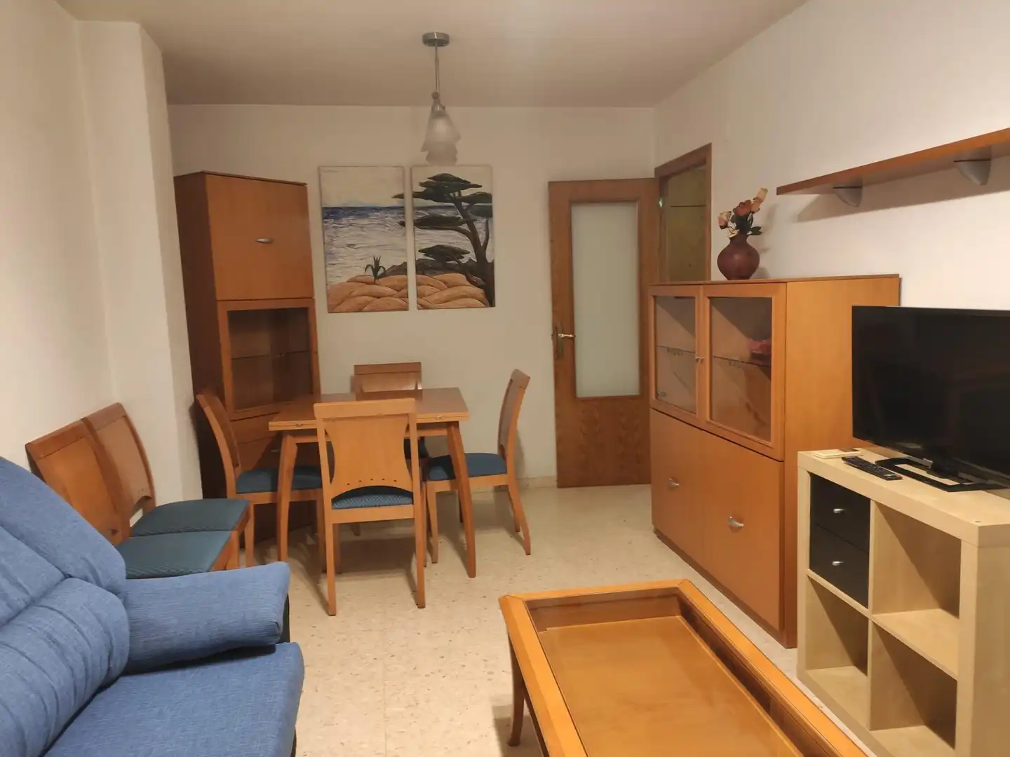 Sala de estar de Piso de alquiler en Murcia con Aire acondicionado, Calefacción y Jardín privado