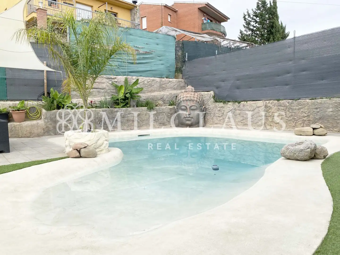 Schwimmbecken von Haus oder Chalet zum Verkauf in Lliçà d'Amunt mit Klimaanlage, Heizung und Privatgarten