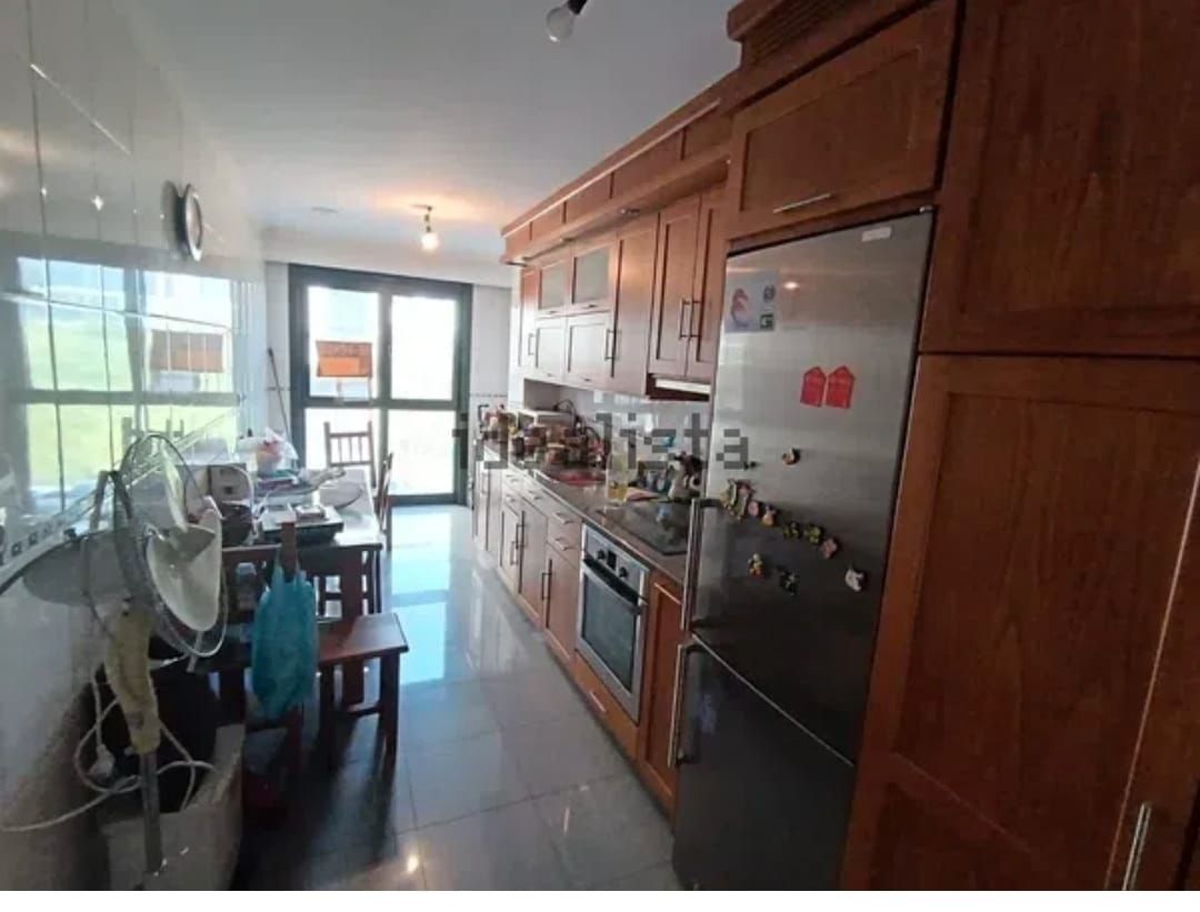 Kitchen of Flat for sale in Ourense Capital   with Heating, Parquet flooring and Furnished