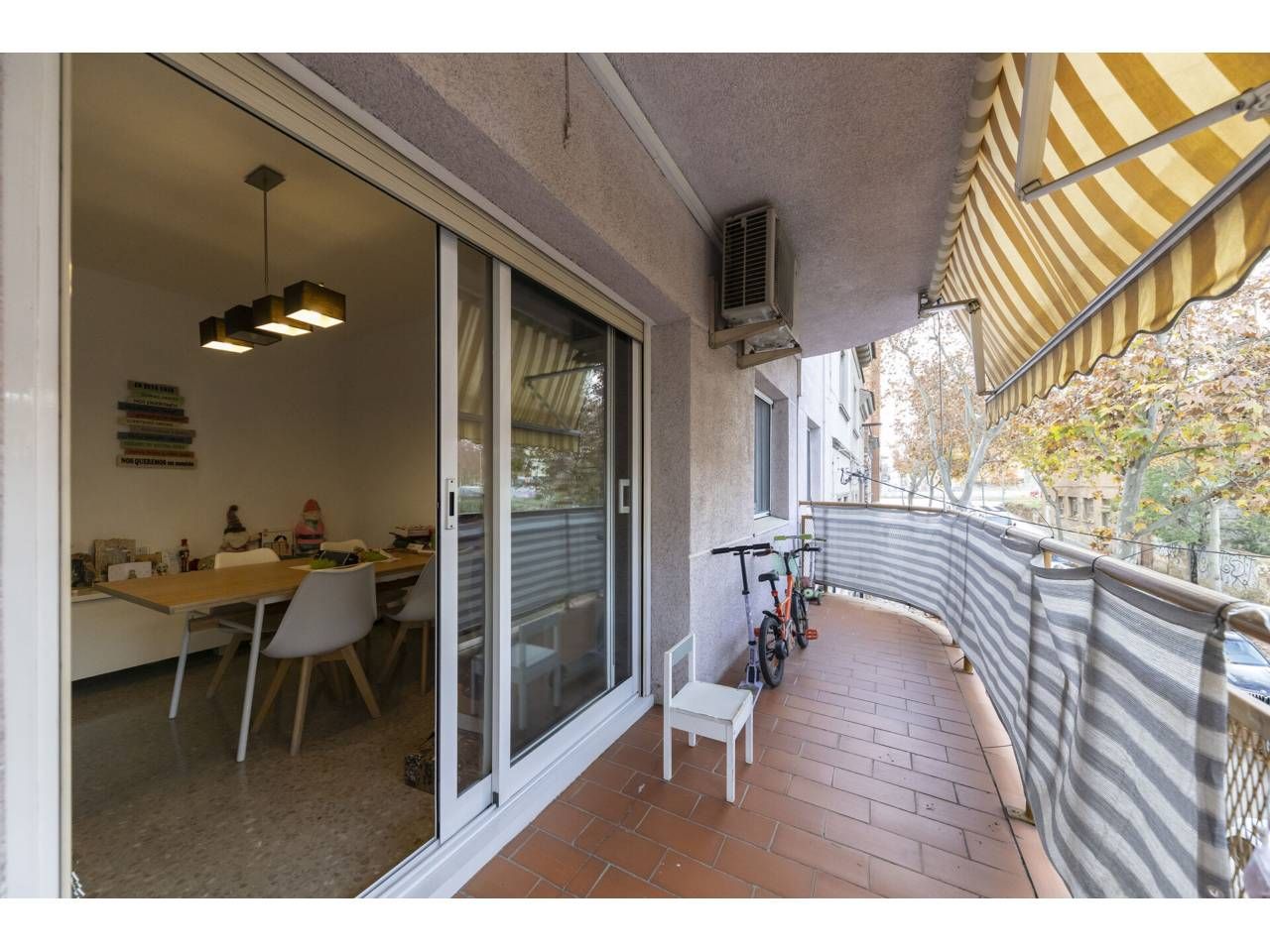 Balcony of Flat for sale in Sabadell  with Air Conditioner, Heating and Storage room