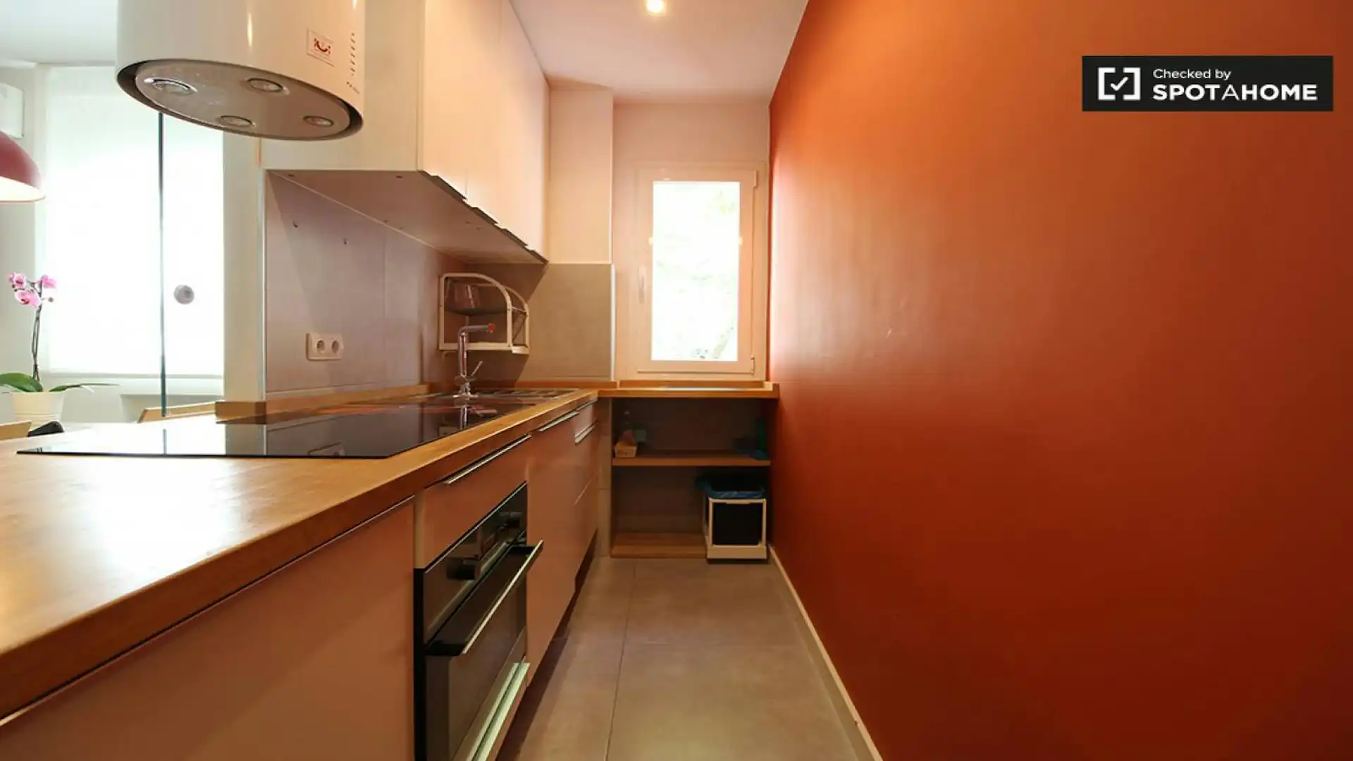 Cocina de Piso de alquiler en Madrid con Aire acondicionado, Calefacción y Jardín privado