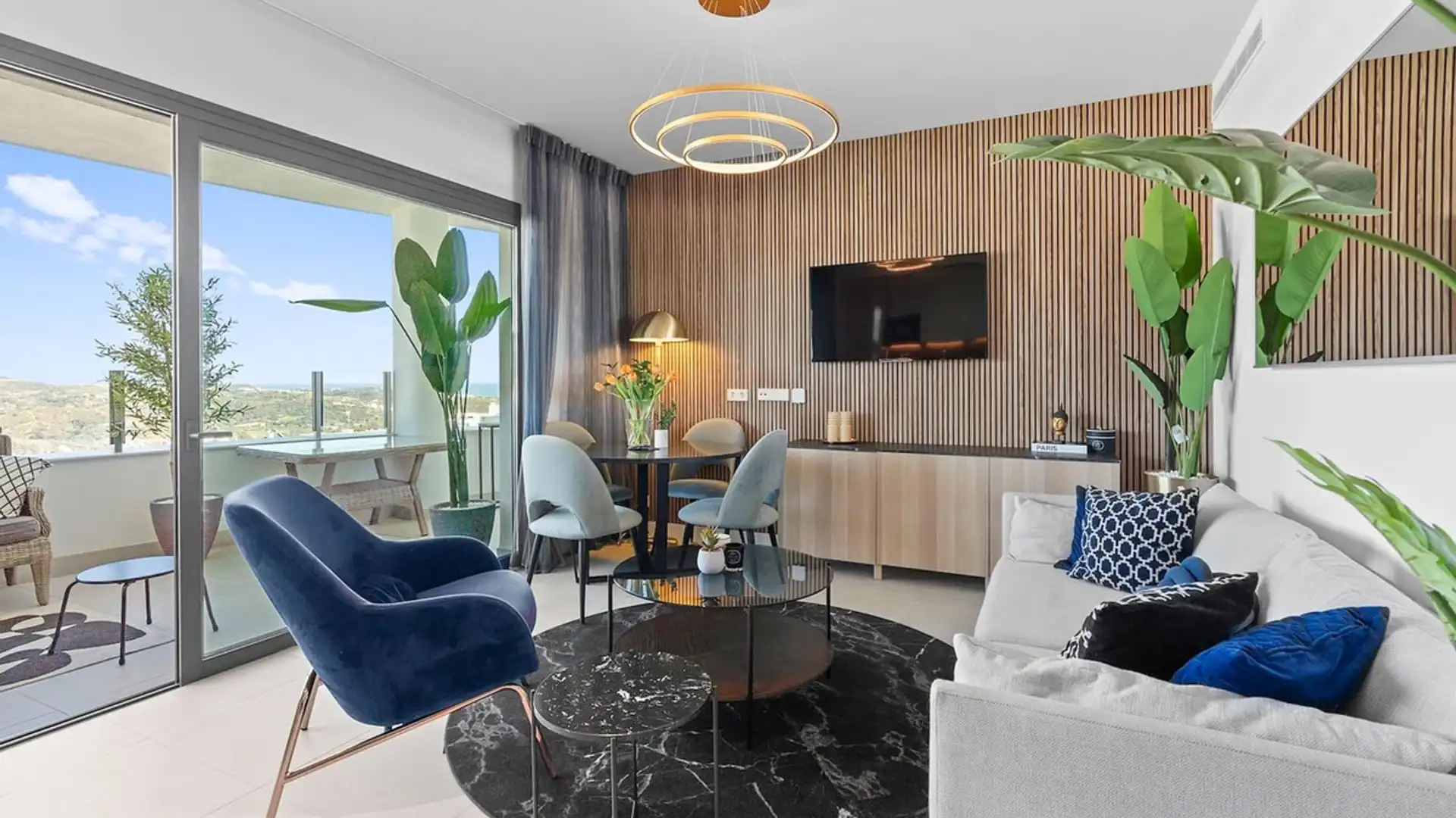 Living room of Apartments for rent in Mijas