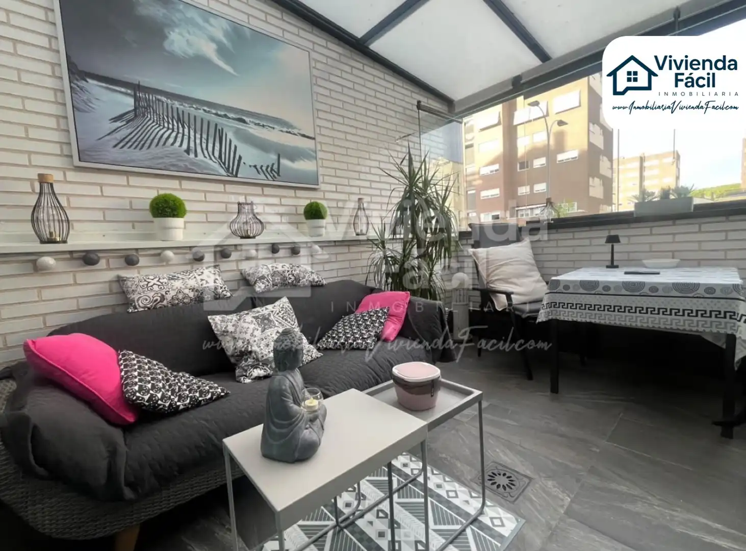 Terraza de Piso en venta en Rivas-Vaciamadrid con Aire acondicionado, Calefacción y Jardín privado