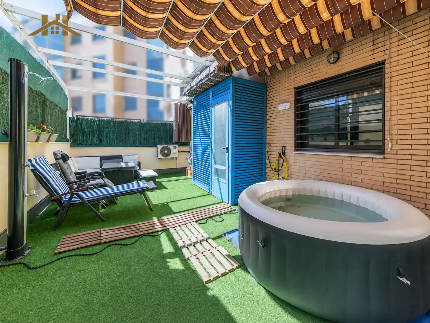Terrace of Flat for sale in Pinto  with Heating, Terrace and Storage room