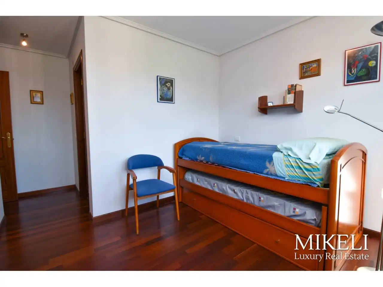 Bedroom of Flat for sale in Santander  with Heating, Parquet flooring and Storage room