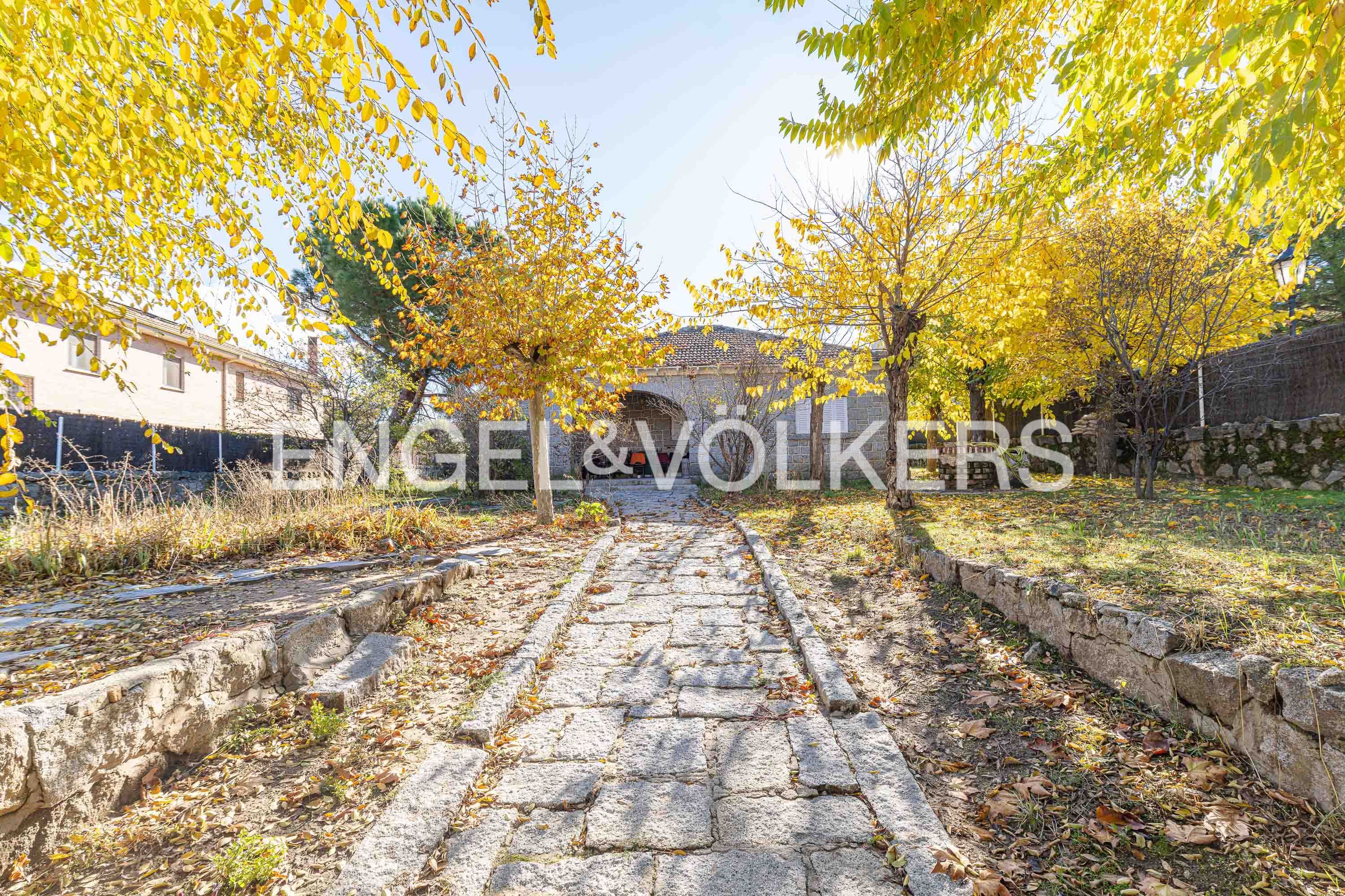 Exterior view of House or chalet for sale in Galapagar  with Heating and Private garden