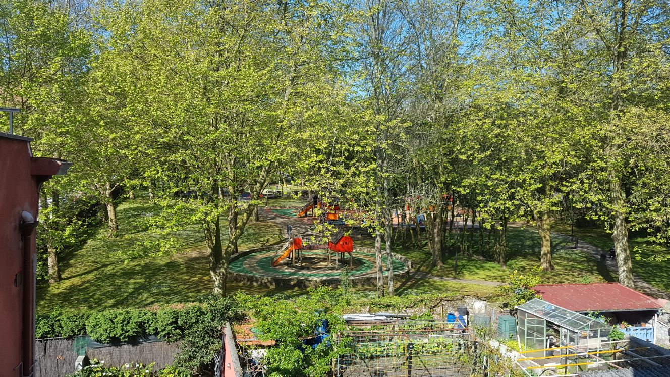 Garden of Duplex for sale in Avilés  with Heating, Parquet flooring and Storage room