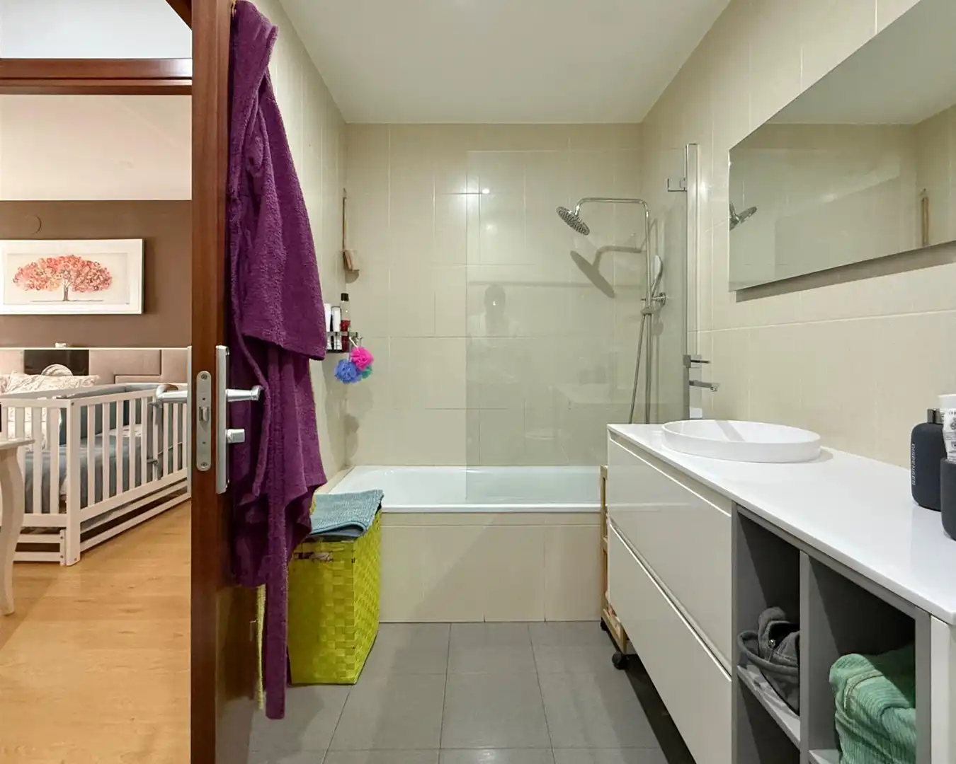 Bathroom of Flat for sale in Tudela  with Air Conditioner, Heating and Parquet flooring