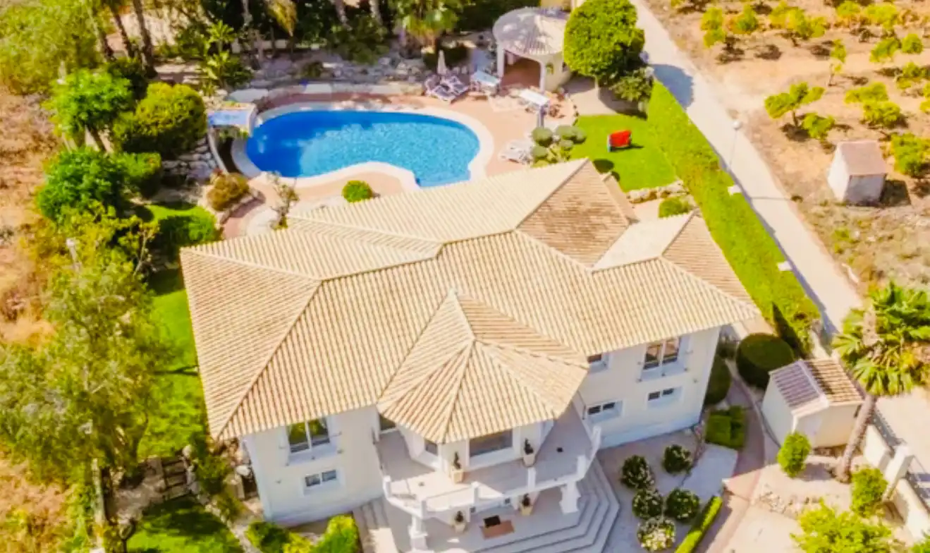 Vista exterior de Casa o chalet en venta en Jávea / Xàbia con Aire acondicionado, Calefacción y Jardín privado