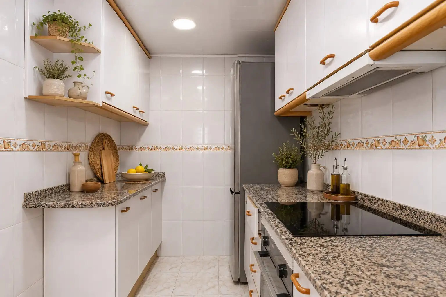 Küche von Erdgeschoss zum Verkauf in Rubí mit Klimaanlage, Heizung und Terrasse