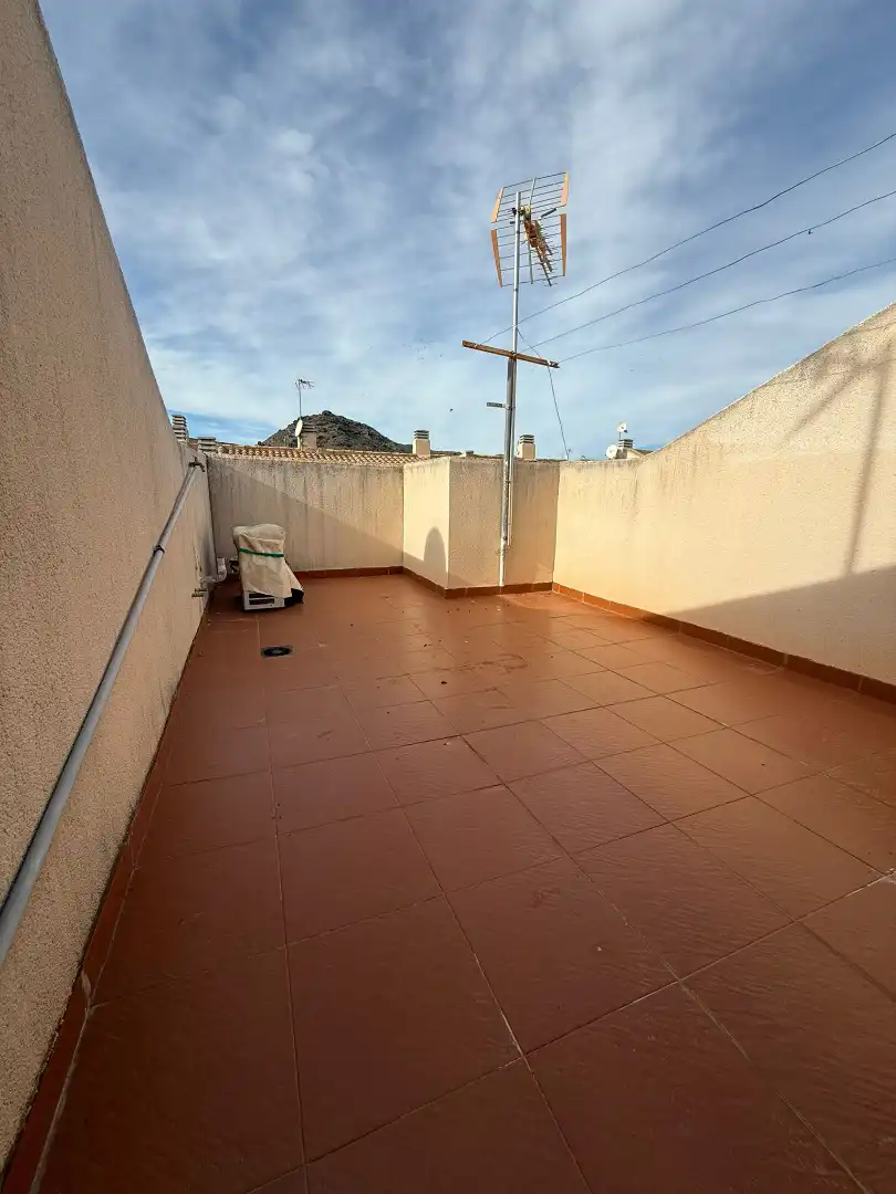 Terraza de Casa adosada en venta en Cartagena con Trastero, Amueblado y Horno