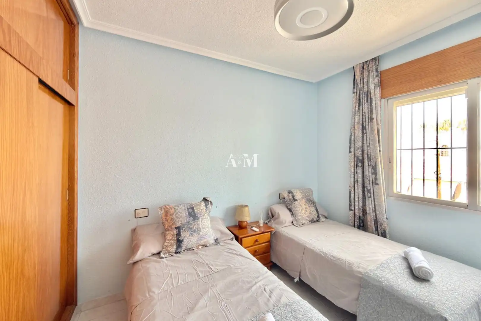 Schlafzimmer von Einfamilien-Reihenhaus zur Miete in San Javier mit Klimaanlage, Heizung und Terrasse