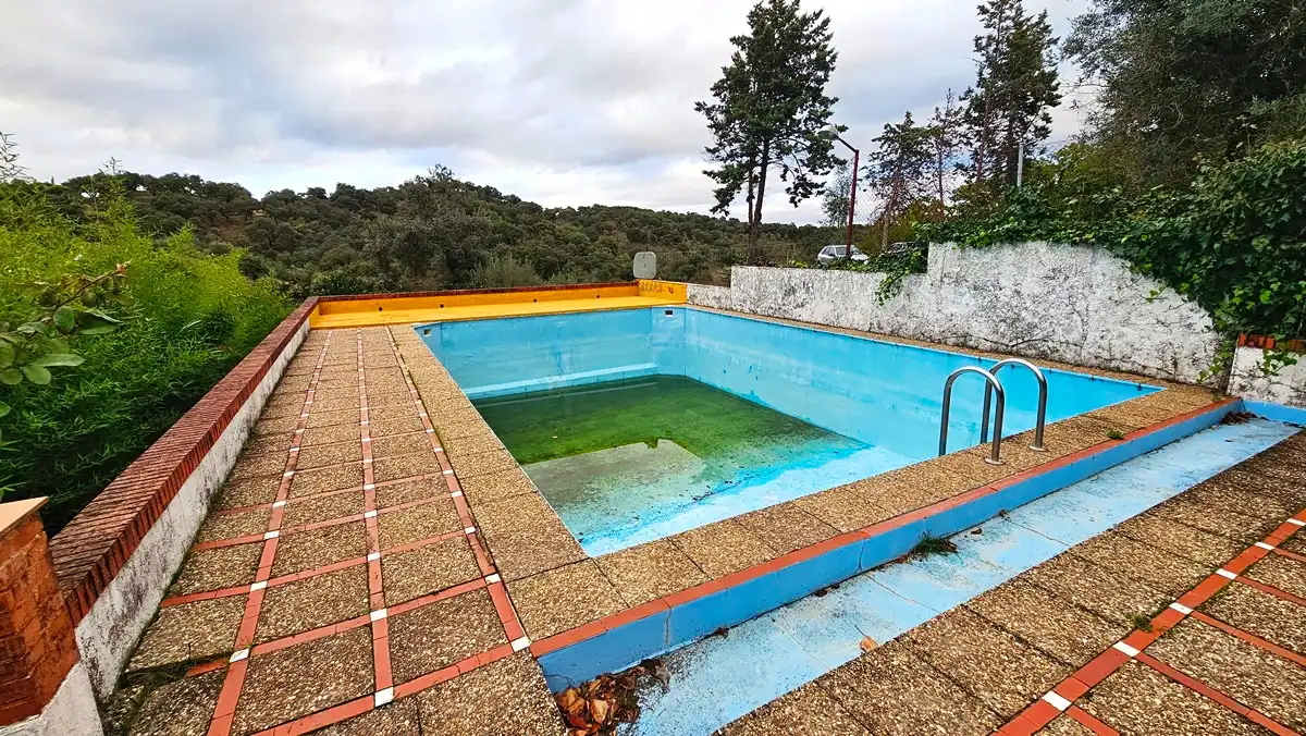 Swimming pool of Houses for sale in Cortegana  with Private garden, Terrace and Storage room