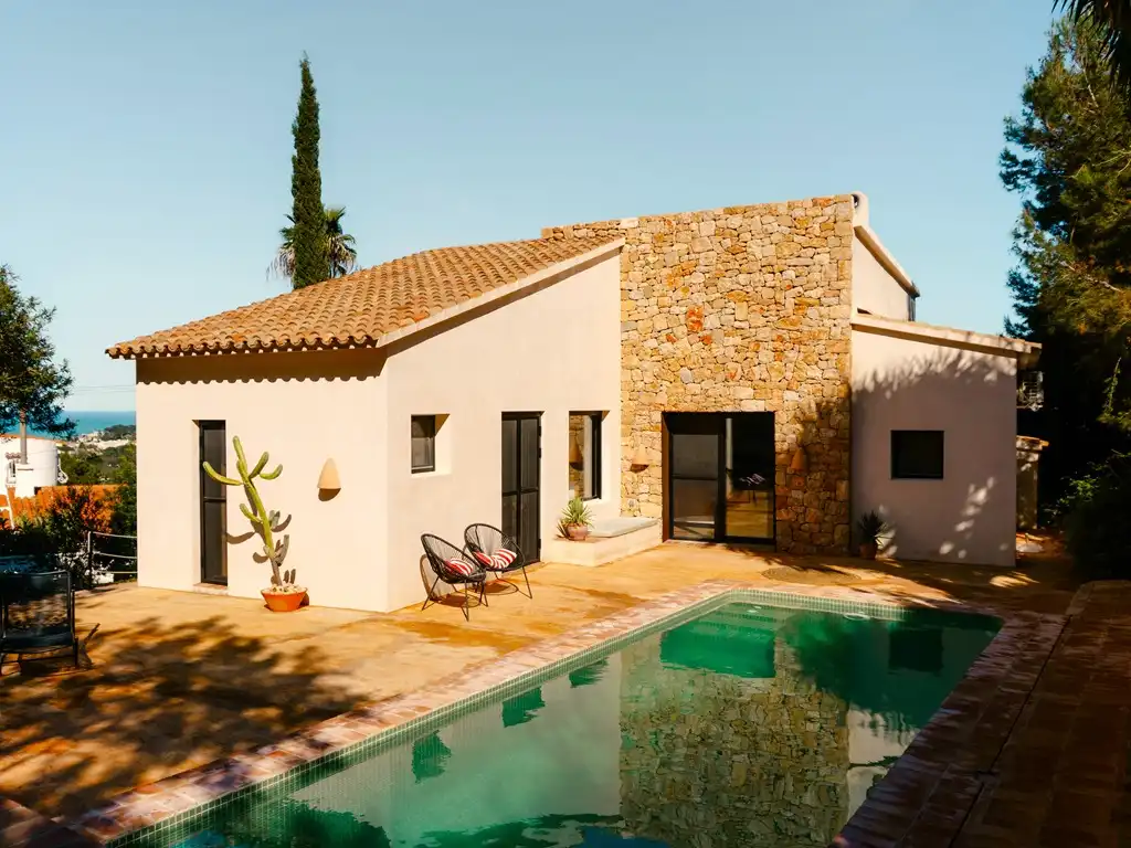 Exterior view of Houses for sale in Dénia  with Air Conditioner, Private garden and Terrace