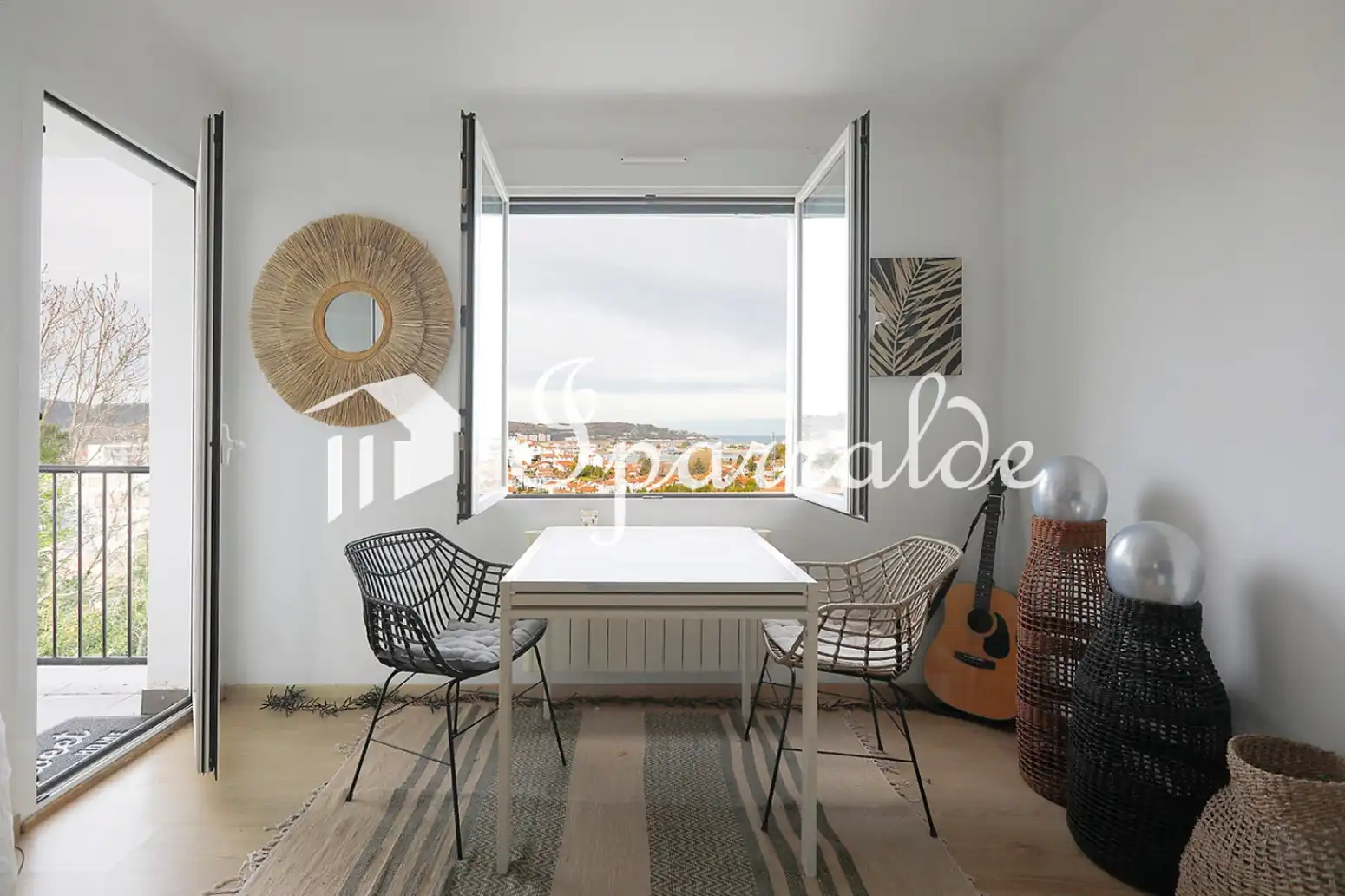 Dining room of Flat for sale in Hendaye  with Heating, Parquet flooring and Balcony