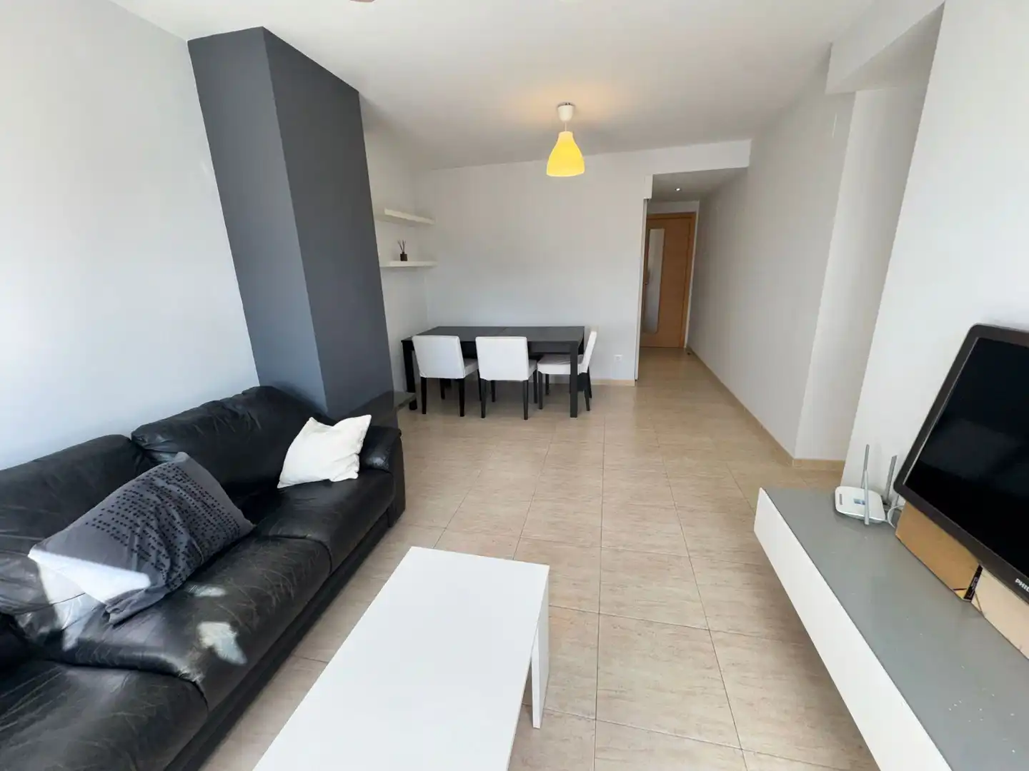Sala de estar de Ático en venta en La Sénia con Aire acondicionado, Calefacción y Terraza