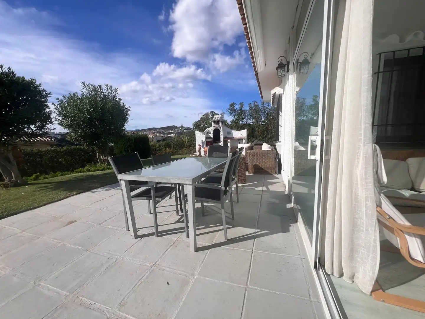 Terraza de Casa o chalet en venta en Mijas con Aire acondicionado, Jardín privado y Trastero