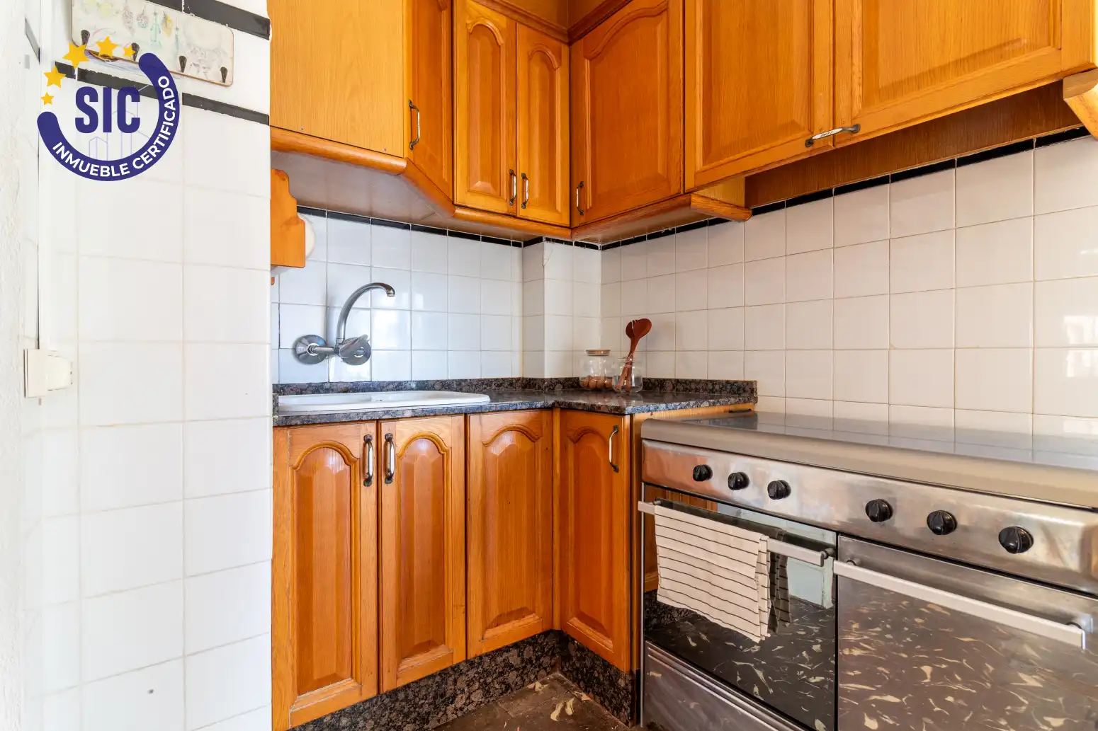 Küche von Wohnung zum Verkauf in Sagunto / Sagunt mit Balkon