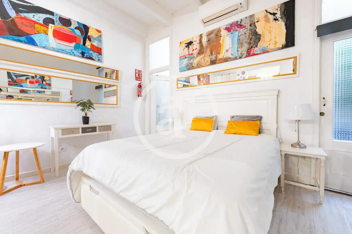 Bedroom of Study for rent in Madrid  with Air Conditioner, Heating and Furnished