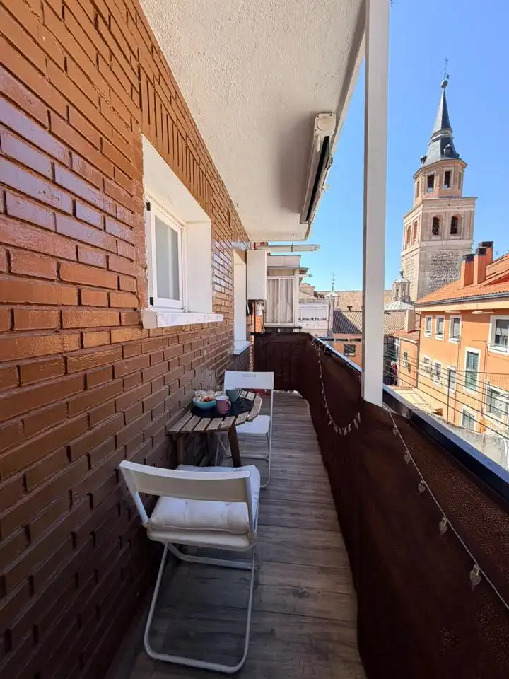 Balcony of Flat for sale in Madrid  with Air Conditioner, Heating and Terrace