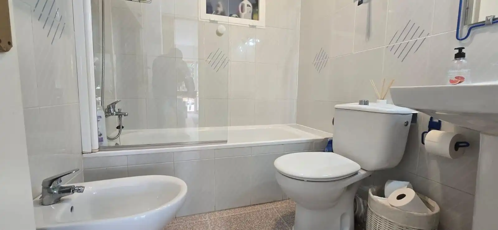Bany de Apartament en venda en Mazarrón amb Aire condicionat, Terrassa i Moblat