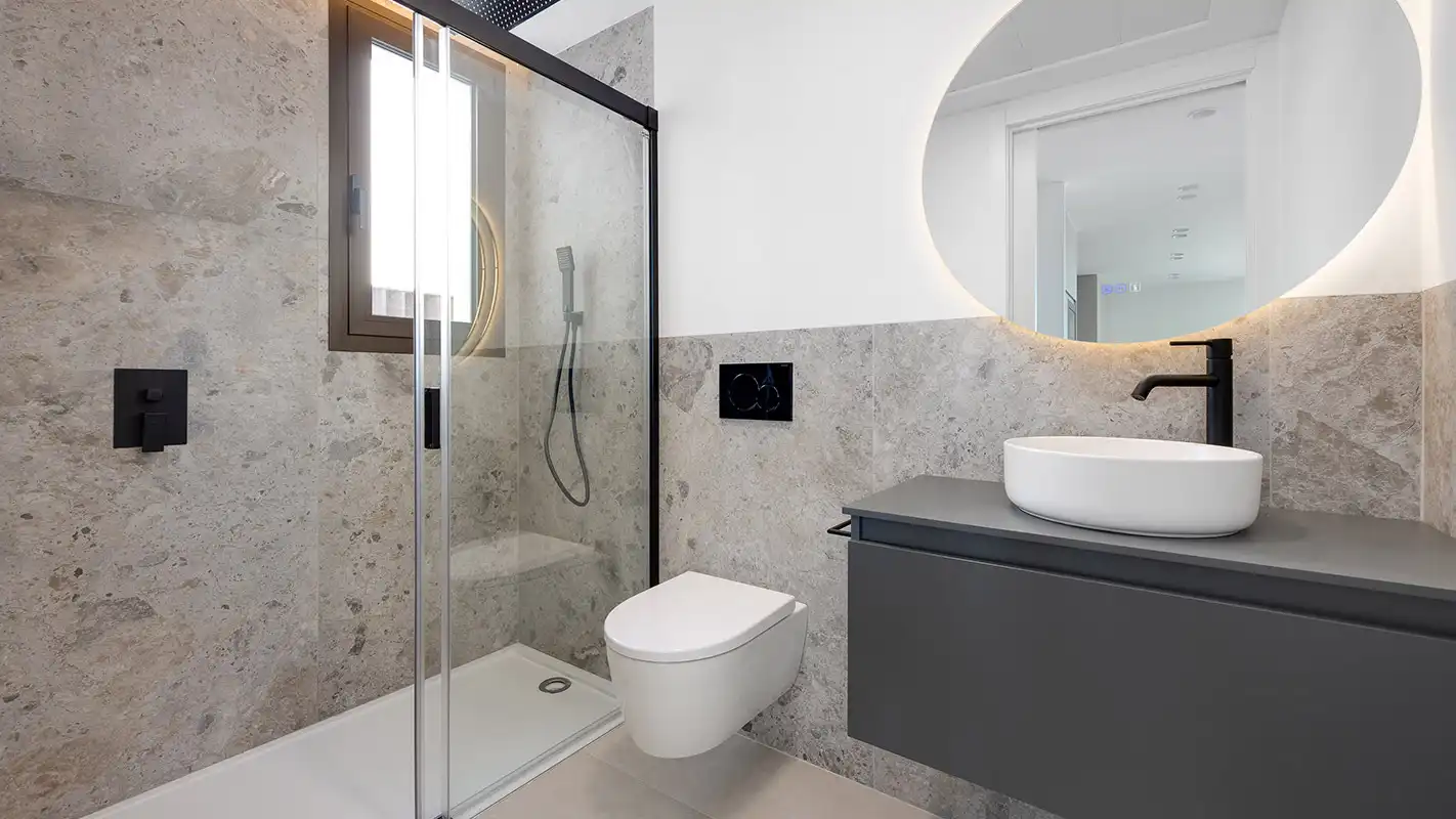 Baño de Casa o chalet en venta en Mutxamel con Aire acondicionado, Calefacción y Jardín privado