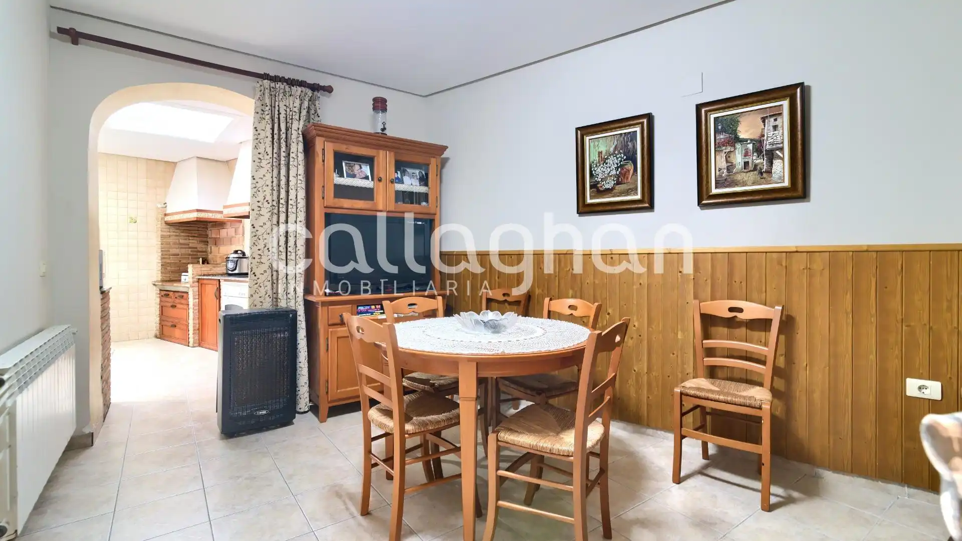 Dining room of Detached homes for sale in Chilches / Xilxes  with Air Conditioner, Heating and Terrace