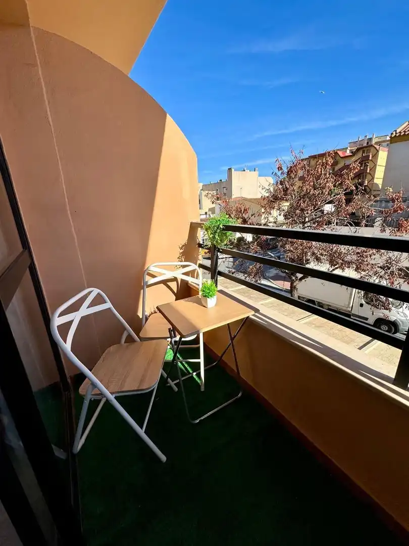 Balcony of Study for rent in Torremolinos  with Air Conditioner and Furnished