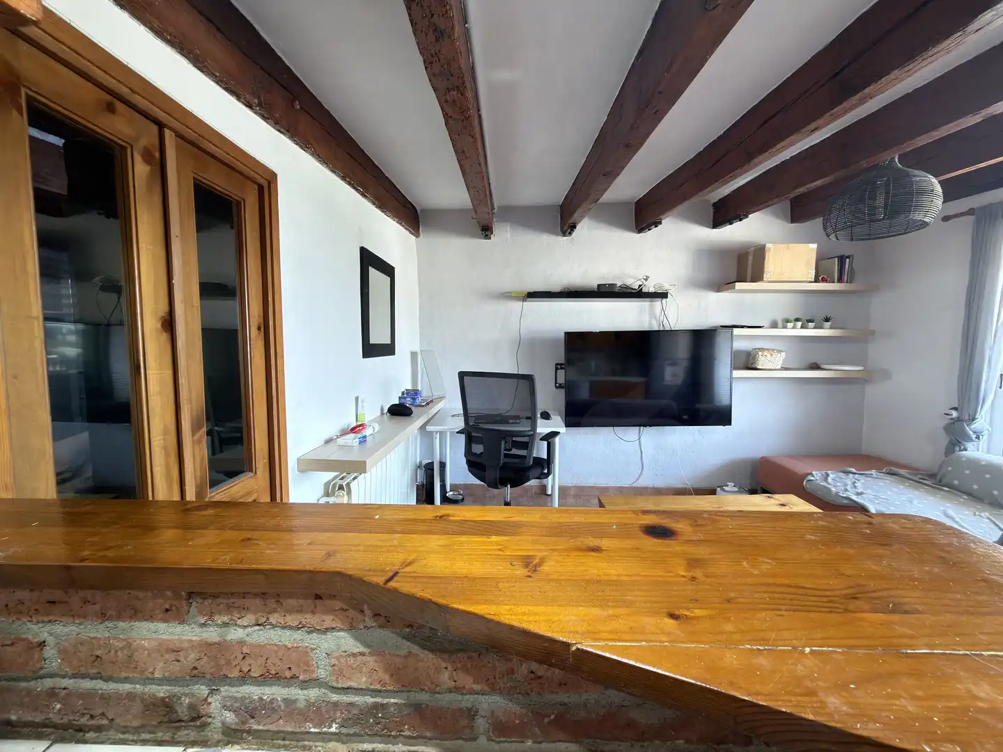 Sala d'estar de Àtic en venda en Barcelona amb Aire condicionat, Calefacció i Terrassa