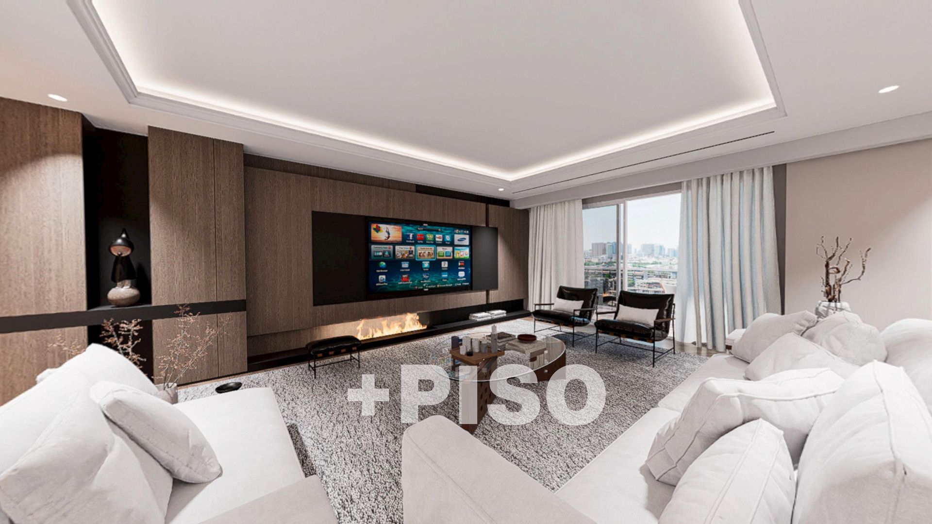 Sala d'estar de Pis en venda en  Madrid Capital amb Aire condicionat, Calefacció i Terrassa
