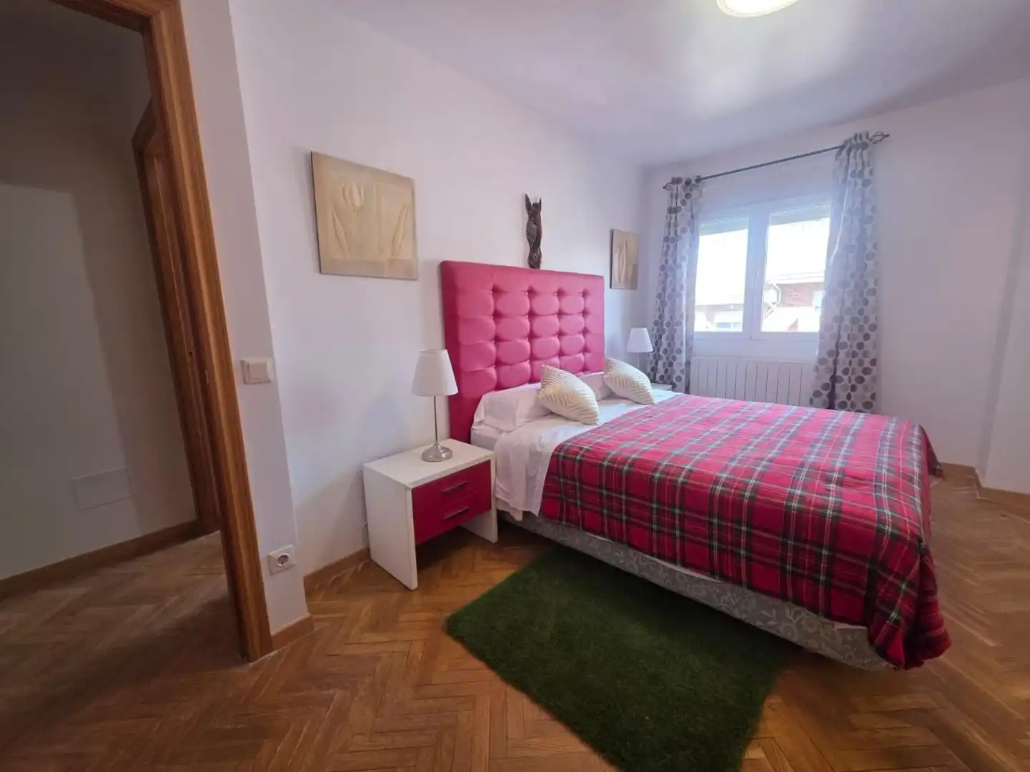 Schlafzimmer von Wohnung zur Miete in Ávila mit Heizung, Parkett und Terrasse