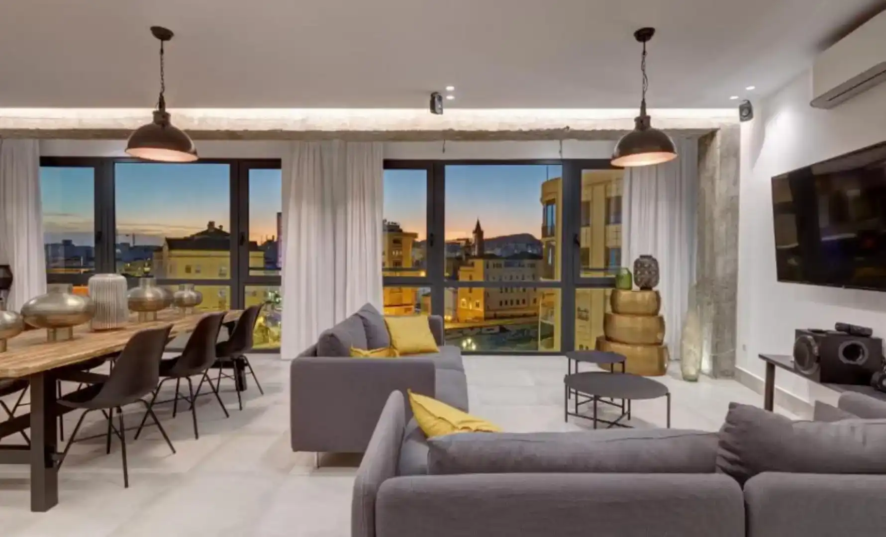 Living room of Flat for rent in Centro