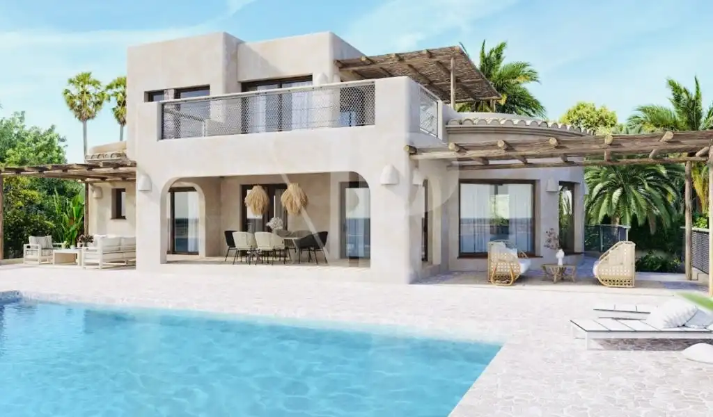 Exterior view of Houses for sale in Jávea / Xàbia  with Air Conditioner, Heating and Private garden