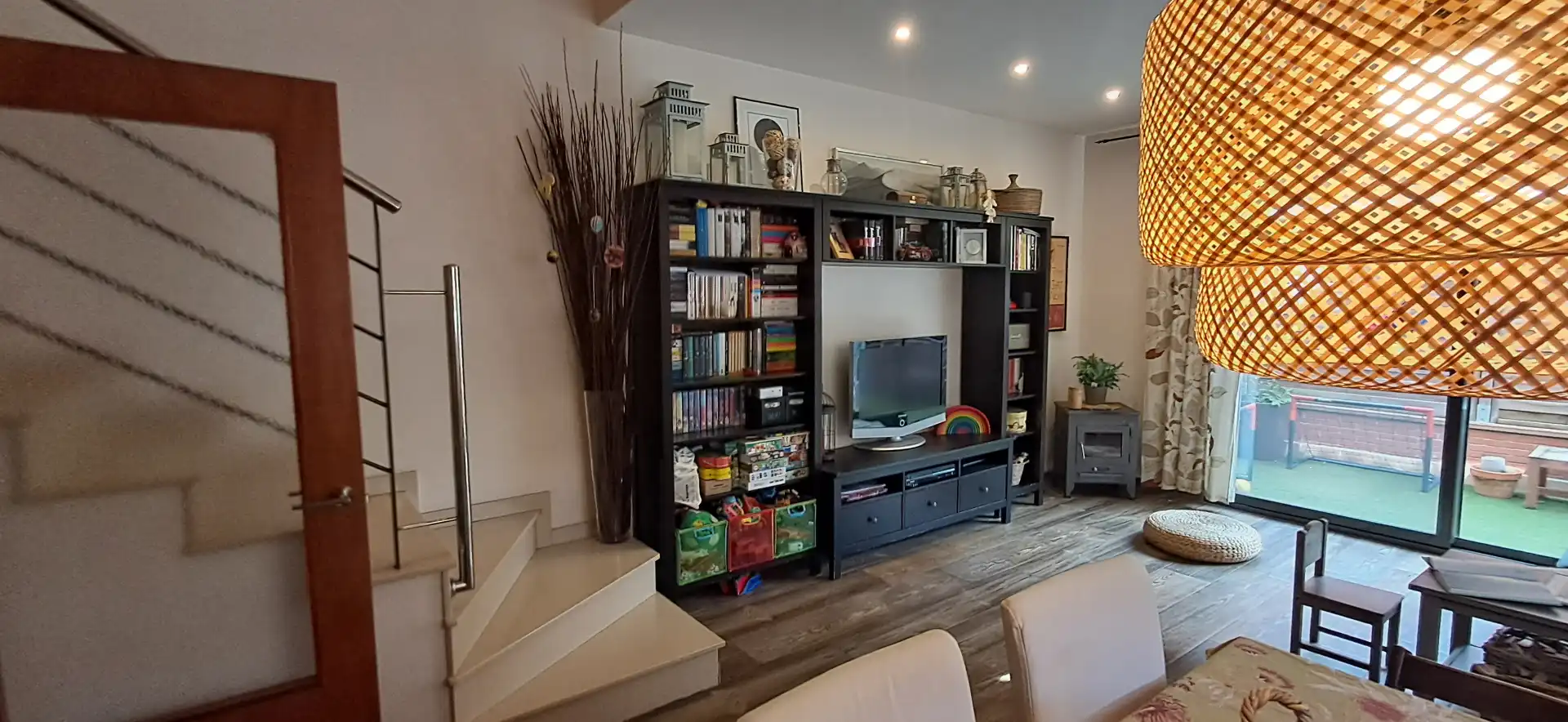 Living room of Detached homes for sale in Sant Antoni de Vilamajor  with Air Conditioner, Heating and Terrace
