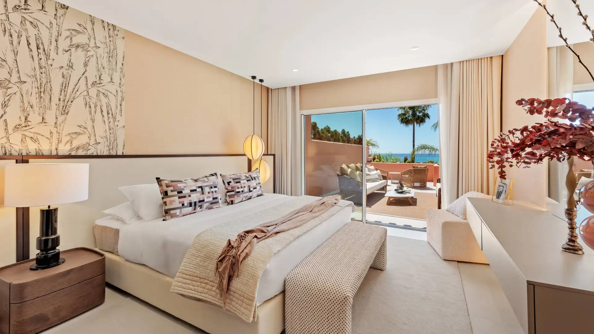 Dormitori de Àtic en venda en Marbella amb Aire condicionat, Jardí privat i Terrassa
