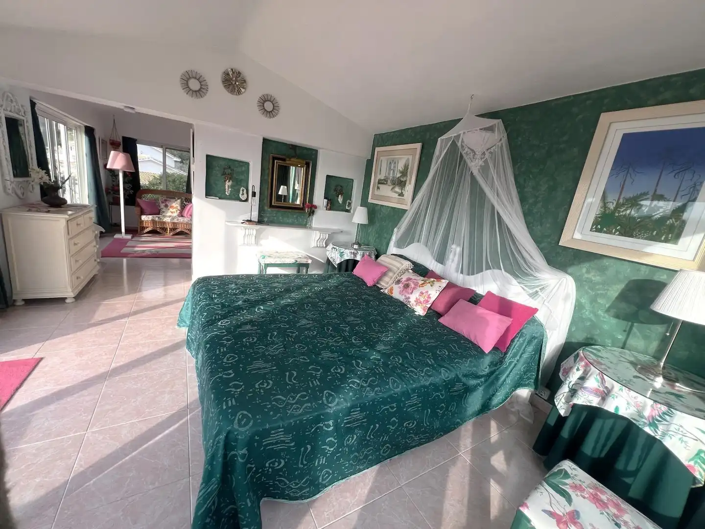 Bedroom of Houses for rent in Mijas  with Private garden, Terrace and Swimming Pool