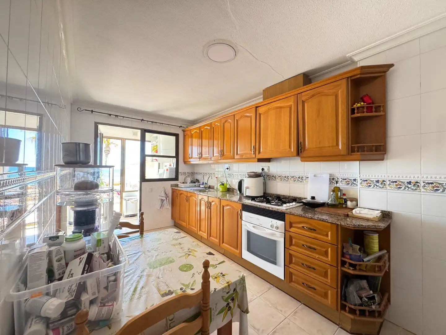 Kitchen of Ground floor for sale in El Campello  with Air Conditioner, Private garden and Community pool