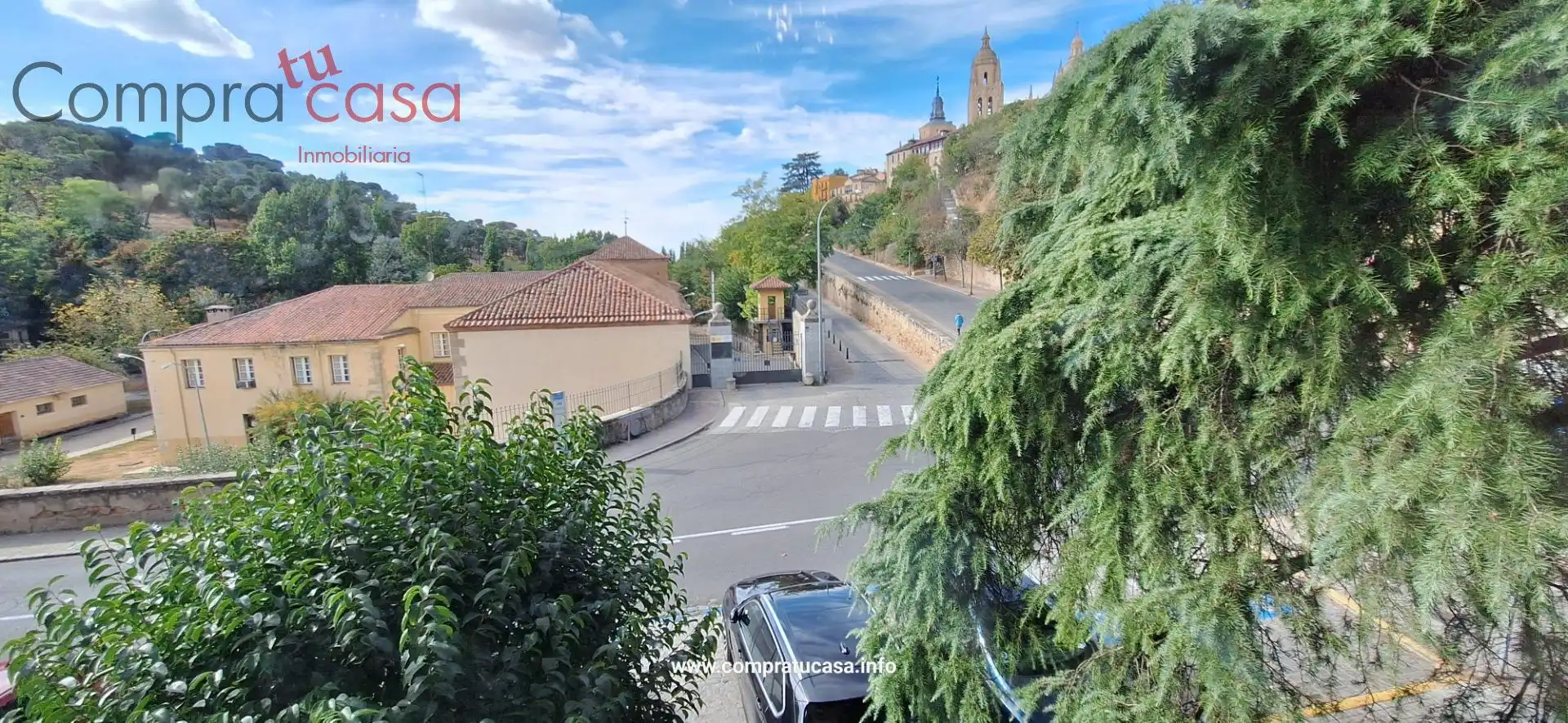 Vista exterior de Piso en venta en Segovia con Calefacción, Terraza y Trastero