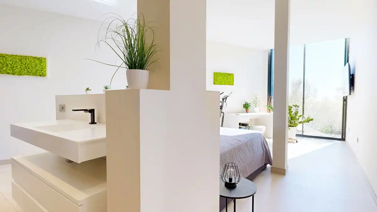 Bedroom of Houses for rent in Marbella  with Air Conditioner, Private garden and Terrace