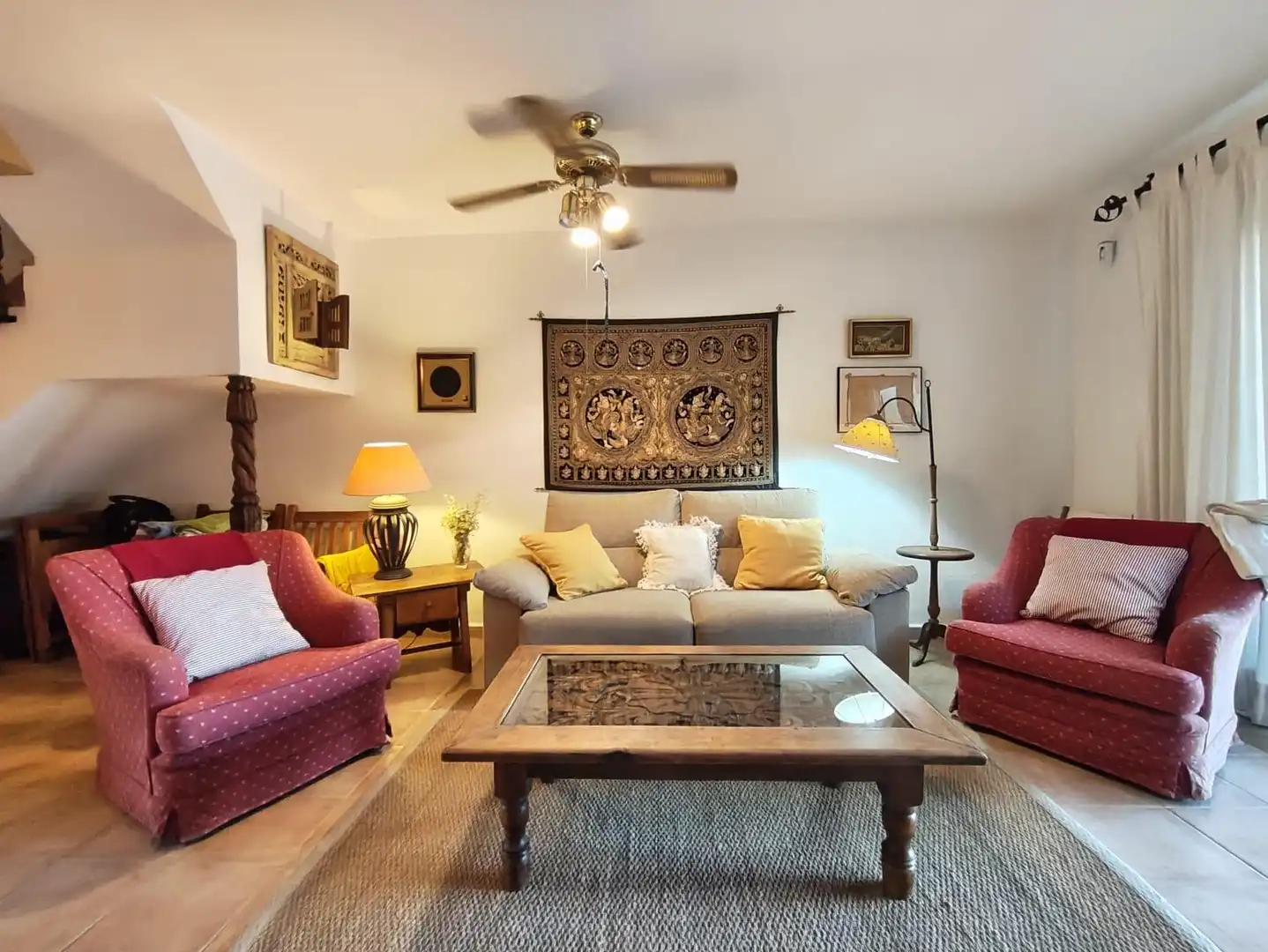 Sala de estar de Dúplex en venta en Villajoyosa / La Vila Joiosa con Jardín privado, Terraza y Trastero
