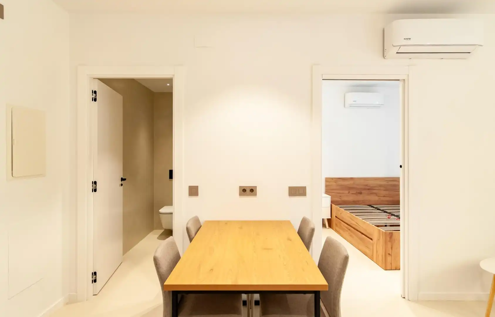 Esszimmer von Wohnung zur Miete in Vilafranca del Penedès mit Klimaanlage, Heizung und Möbliert