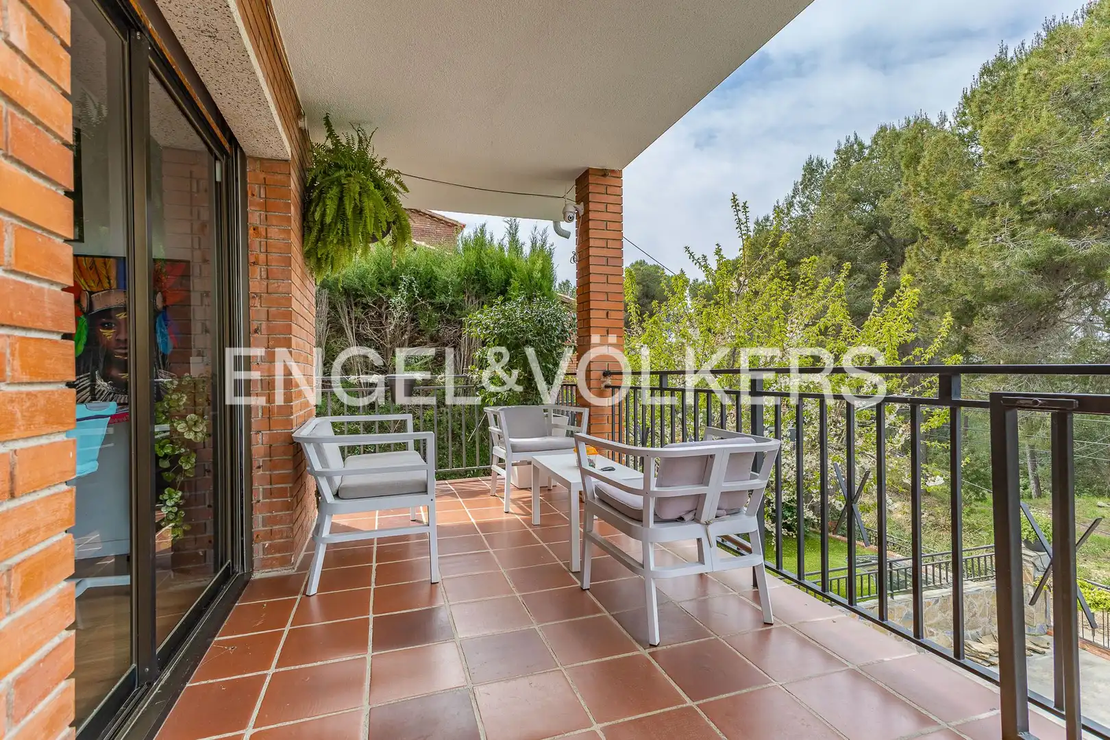 Terraza de Casa adosada en venta en Terrassa con Aire acondicionado, Calefacción y Jardín privado