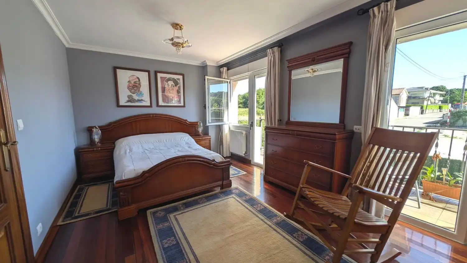 Bedroom of Apartments for rent in Camargo  with Heating, Terrace and Furnished