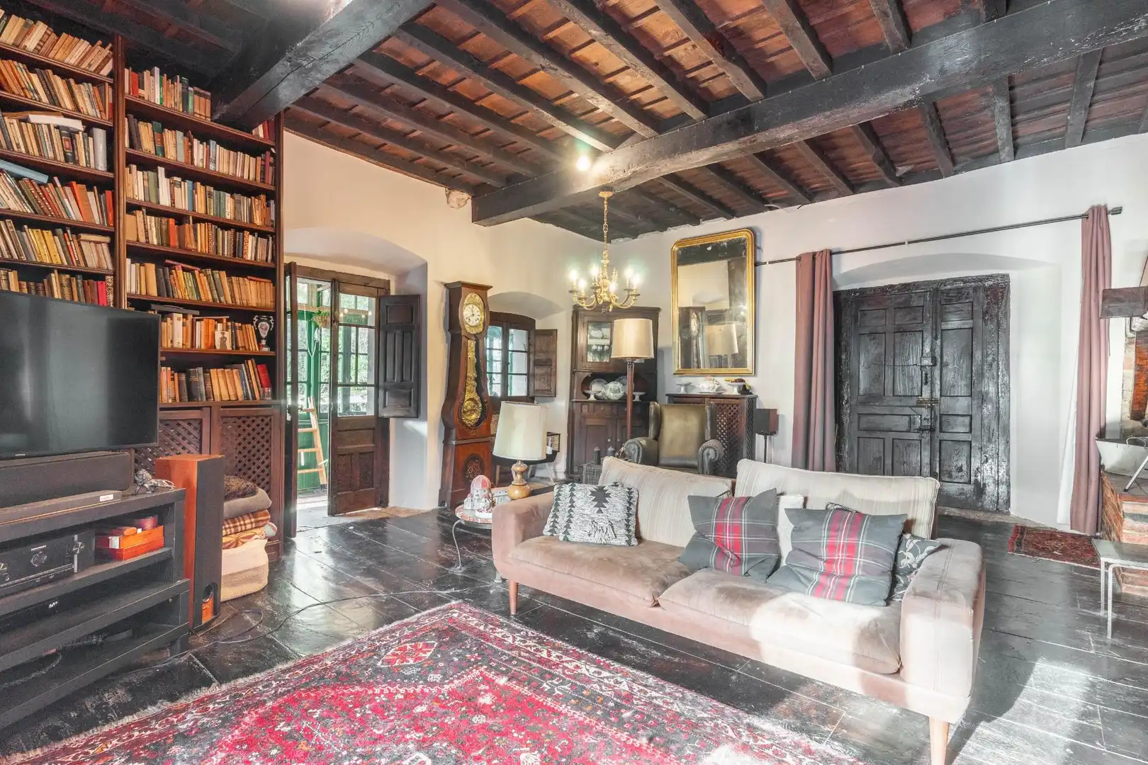 Sala de estar de Casa o chalet en venta en Proaza con Calefacción, Jardín privado y Terraza