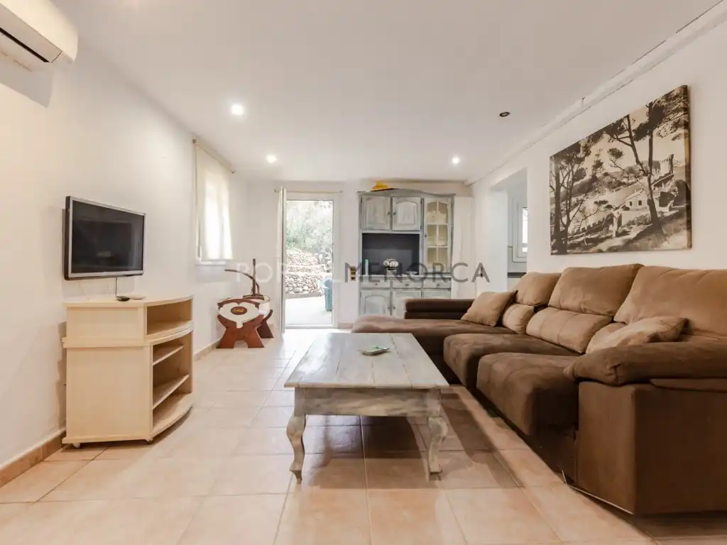 Sala de estar de Finca rústica en venta en Maó - Mahón con Aire acondicionado, Jardín privado y Terraza